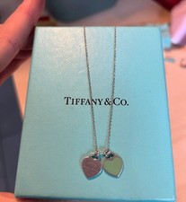 Collana Tiffany & Co Doppio Cuore Turchese