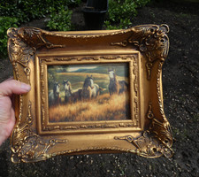 Quadro vintage 1970 olio