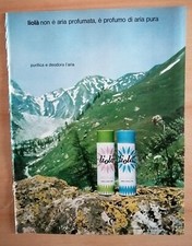 LIOLA' DEODORANTE AMBIENTE PUBBLICITÀ ADVERTISING DEL 1967 CM. 30 X 23