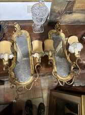 Coppia Di Applique Antiche Fine 800 