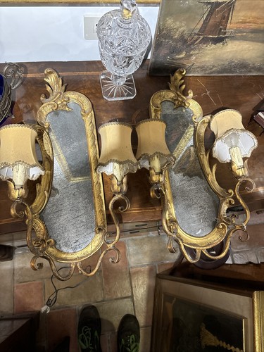 Coppia applique antiche - applique,