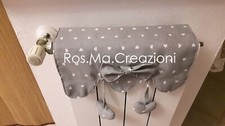 Copri Termosifone Onde con Cuori  su Misura Fatto A Mano