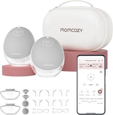 Momcozy Tiralatte a Mani Libere Mobile Flow Aggiornamento M9 Controllo Elettrico