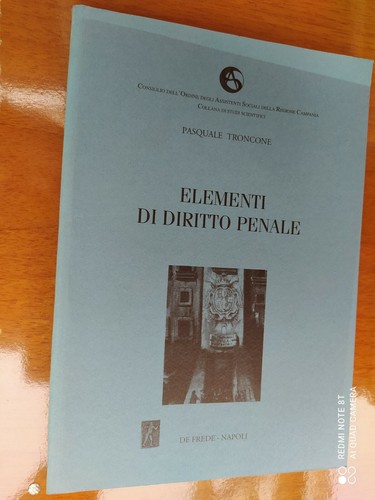 Elementi diritto penale - di,