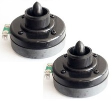 2 PZ. DRIVER COMPRESSIONE METALLO 50W RMS X 2 RICAMBIO TWEETER CASSE AMPLIFICATE
