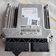 7807530 Centralina iniezione  BMW Serie 1 (E88) Cabrio 120d DPF Cbr 2p/b/1995cc