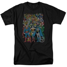 T-shirt DC Comics Original Universe fumetto supereroe maglietta natalizia