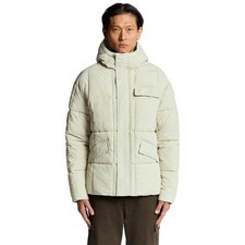 Lyle & Scott giacca reversibile giubbino imbottito beige nero art. JK2323V-X960