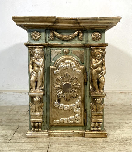 Antico tabernacolo ligneo - antico,