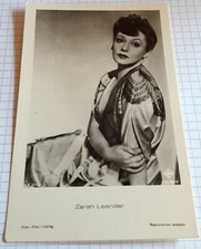 Cartolina attrice ZARAH