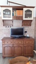 CREDENZA COUNTRY LEGNO MASSELLO PRODOTTO VENETO CON MOBILE SOSPESO