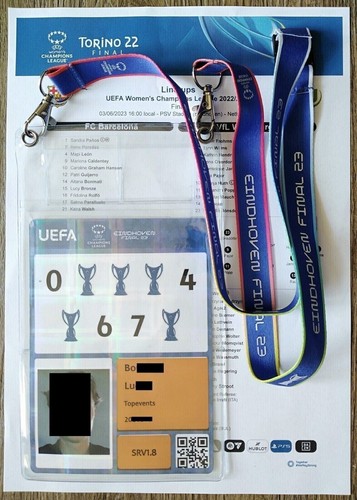 Distintivo pass finale uefa - distintivo,