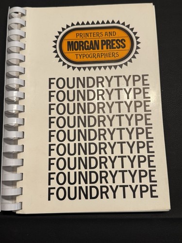 Morgan press foundry type - press,
