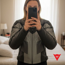 Giacca donna per moto in pelle