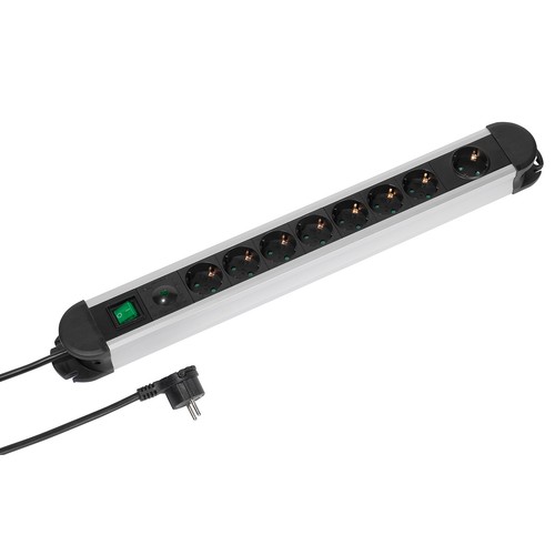 Multipresa nera con - , schuko