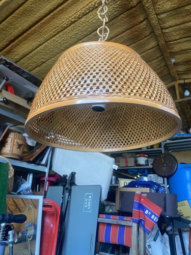 Lampadario bambù rattan - bambù,