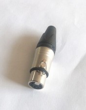 CONNETTORE XLR A SALDARE DA CAVO FEMMINA 5 POLI PER LUCI DMX LIGHTING