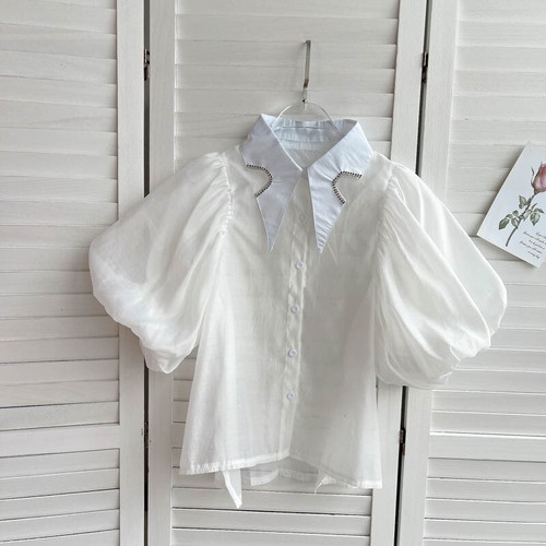 Camicia blusa donna retrò