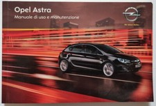 MANUALE USO E MANUTENZIONE OPEL ASTRA ANNO 2010