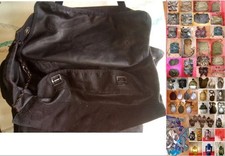 ZAINO MILITARE IN TELA, colore nero,  misure cm 42x22x H33, e altro militaria