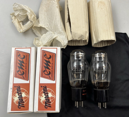 Marconi 2a3w tubes made - 2x,