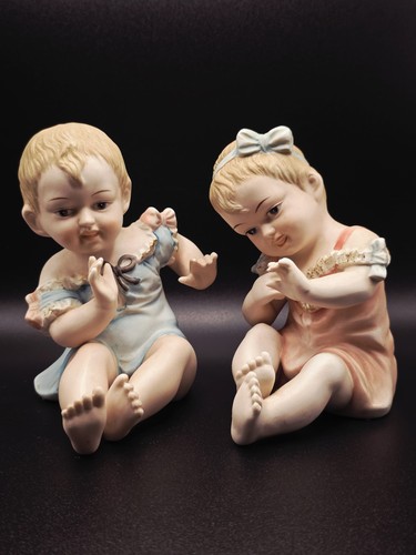Coppia antiche statuine - coppia,