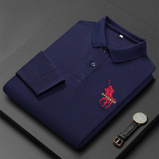 Polo a Manica Lunga in Cotone