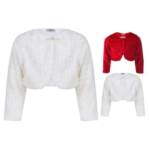 Bolero spalline ragazza avorio - ragazza,