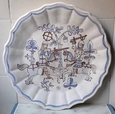 Piatto da parete in ceramica