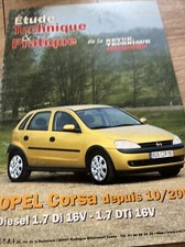 Revue technique OPEL CORSA C 1.7 Di 16V 1.7 DTi 16V RTA CORSA C depuis 10 2000