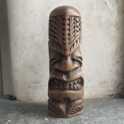 Vintage hand carved wooden - hand‑carved,