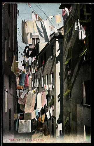 Genova vico delle vele con - delle,