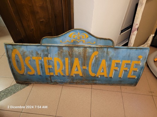 Insegna antica osteria caffe - insegna,