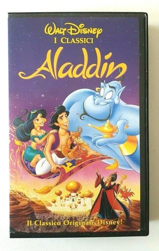 Vhs originale aladdin - vhs,