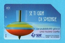 SCHEDA TELEFONICA-SEAT-SE TI GIRA DI SPAZIARE-TELECOM-C&C 2434-GOLDEN 332