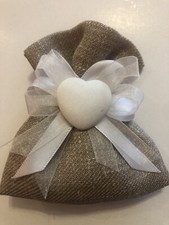 Bomboniera Sacchetto con gessetto + 5 Confetti Matrimonio Comunione E Cresima