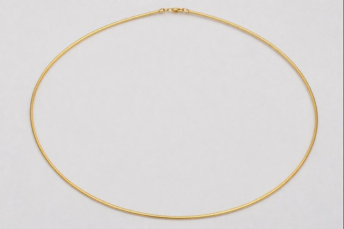 Collana catena omega rotonda - catena,