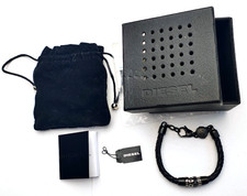 Diesel bracciale uomo pelle