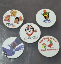 Vintage Cereal Mascot Pogs