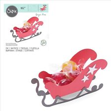 fustella fustelle big shot sizzix bigz slitta 3d di natale per feltro eva 