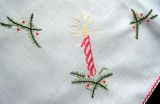 Antique  Christmas linen