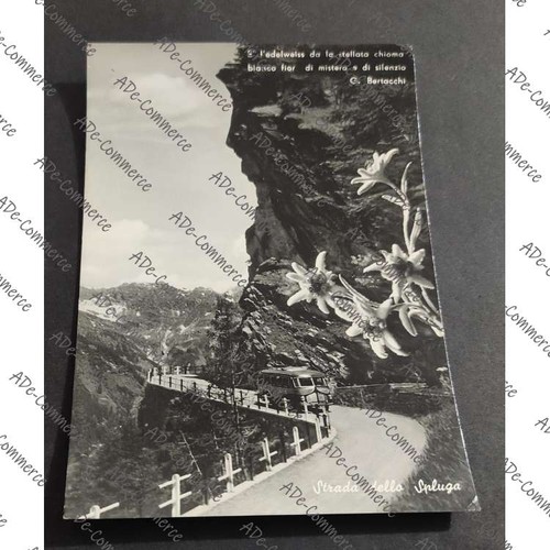 Cartolina strada dello - dello, spluga