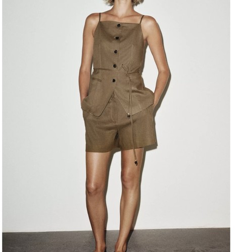 Zara bermuda plissettato misto - plissettato,