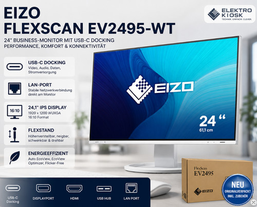 Eizo flexscan ev2495 - eizo, ev2495-wt