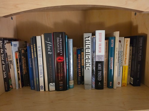 Used book pile - used,