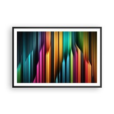 Poster 91x61cm Colorato Linee