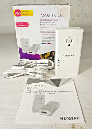 Netgear powerline 2000 presa - powerline,