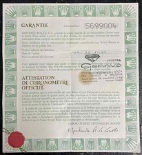 ROLEX Certificate 1655 EXPLORER STEVE MCQUEEN Freccione ORANGE HAND '79 5699004