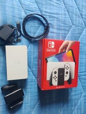 Nintendo Switch Modello OLED HEG-001 Console Portatile - 64GB - Bianco + Giochi