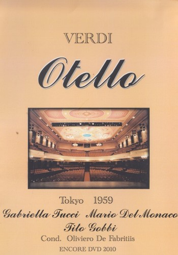 Verdi otello live tokyo 1959 - tokyo,